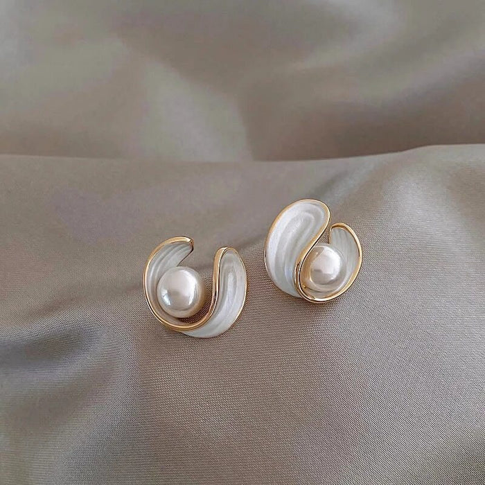 EdithMay™ - Joanna- Luxury White Opal Earrings