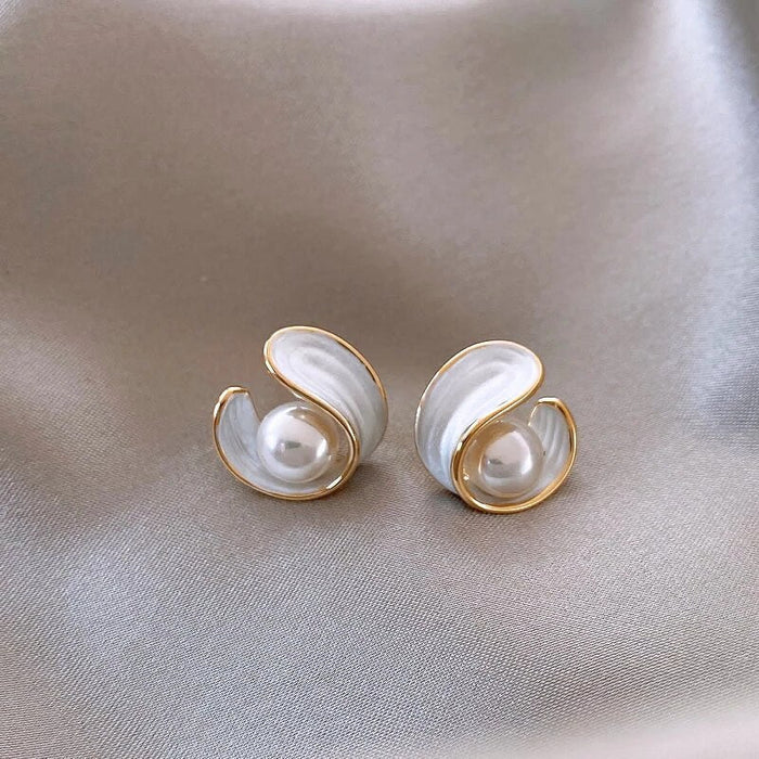 EdithMay™ - Joanna- Luxury White Opal Earrings