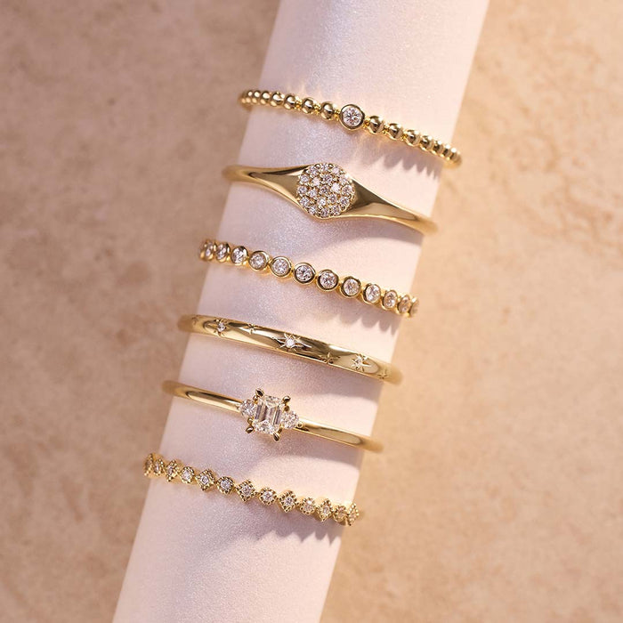 EdithMay™ -  Diamond Bubble Ring