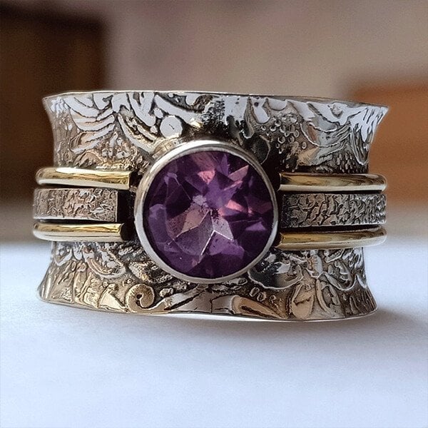 EdithMay™ - Bohemian Crystal Meditation Ring