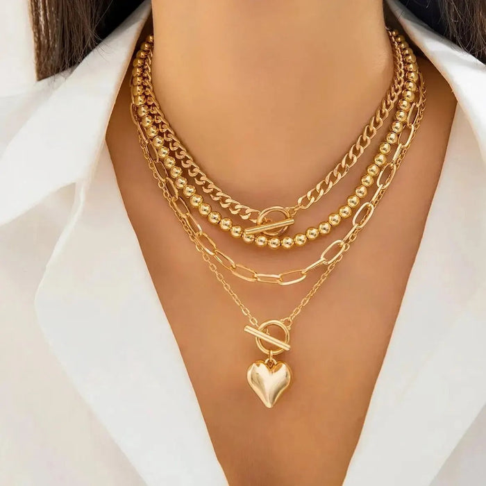 EdithMay™ – Layers Heart Necklace
