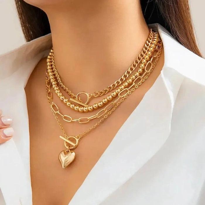 EdithMay™ – Layers Heart Necklace