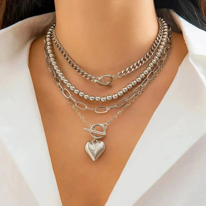 EdithMay™ – Layers Heart Necklace